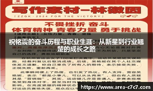 祝铭震的奋斗历程与职业生涯：从新星到行业翘楚的成长之路